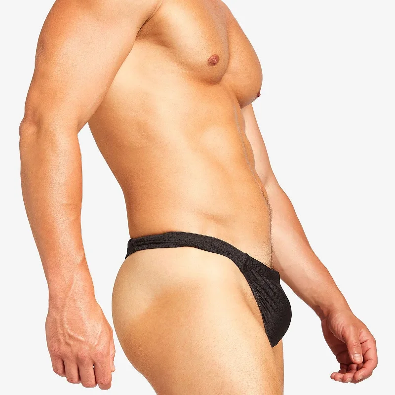 Teamm8 Bass mesh swim thong black Confident Men's Power
