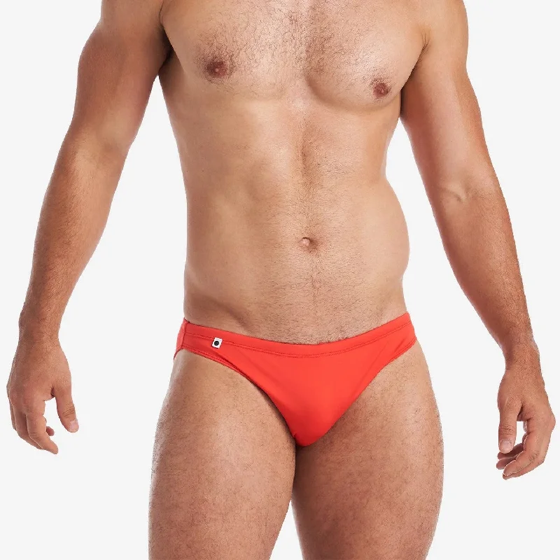 Teamm8 Bass swim brief red Sleek Men's Metallic