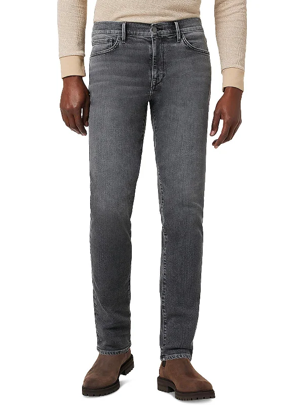 The Asher Mens Denim Comfort Stretch Straight Leg Jeans Sophisticated Men's French